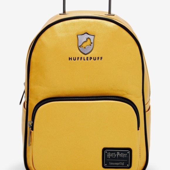 Hufflepuff Loungefly Yellow Backpack - Picture 1 of 2